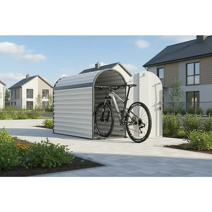 WSM Fahrradgarage BikeBox 3 - Grau