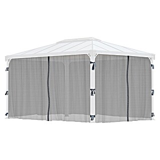Palram – Canopia Fliegengitter-Vorhang für Martinique Pavillon (B x H: 400 x 220 cm)