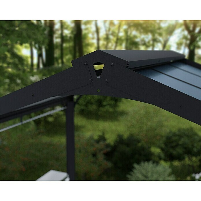 Palram – Canopia Grillpavillon Austin (B x T: 240 x 180 cm, Farbe Gestell: Anthrazit, Aluminium) | BAUHAUS