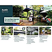 Palram – Canopia Grillpavillon Austin (B x T: 240 x 180 cm, Farbe Gestell: Anthrazit, Aluminium) | BAUHAUS