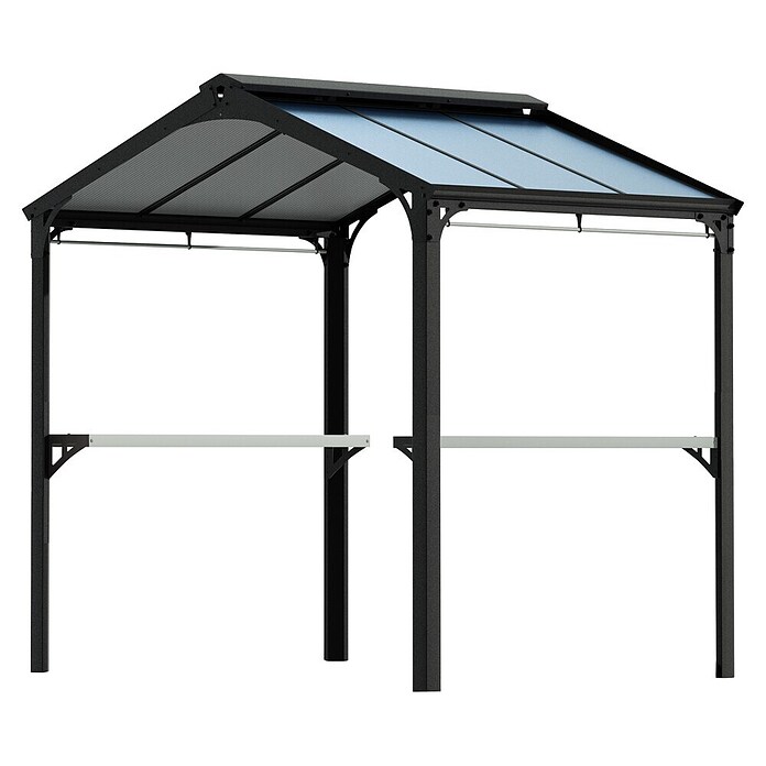 Palram – Canopia Grillpavillon Austin (B x T: 240 x 180 cm, Farbe Gestell: Anthrazit, Aluminium) | BAUHAUS
