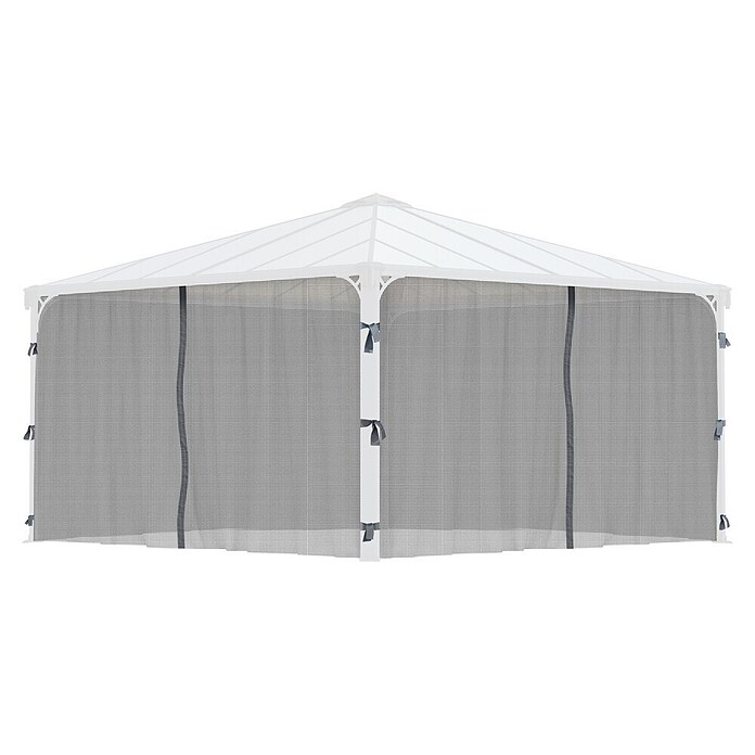 Palram – Canopia Fliegengitter-Vorhang für den Pavillon in Palermo (B x H: 430 x 430 cm) | BAUHAUS
