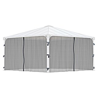 Palram – Canopia Fliegengitter-Vorhang für den Pavillon in Palermo (B x H: 430 x 430 cm)