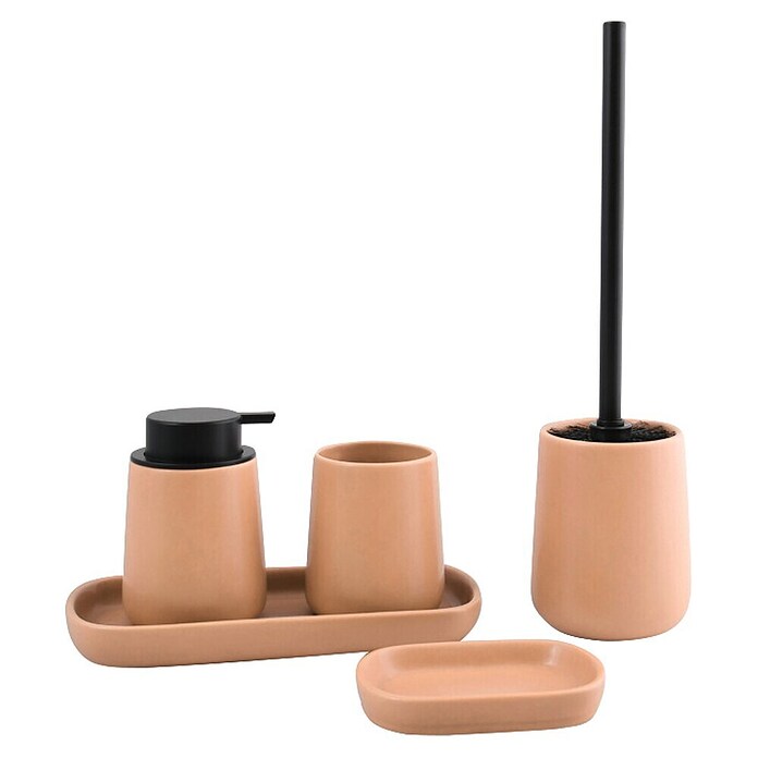 MSV Maonie Dispensador de jabón (Cerámica, Melocotón) | BAUHAUS