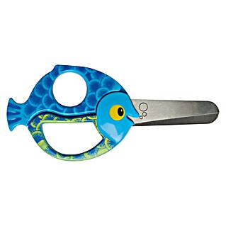 Fiskars Bastelschere Tierscheren Fisch 4+ (Länge: 138 mm)