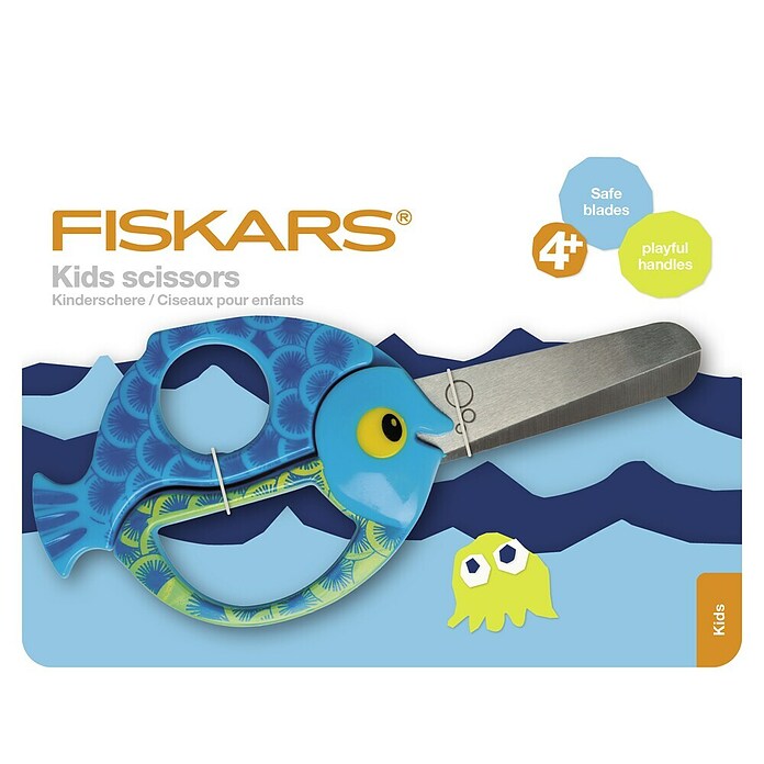 Fiskars Bastelschere Tierscheren Fisch 4+ (Länge: 138 mm) | BAUHAUS