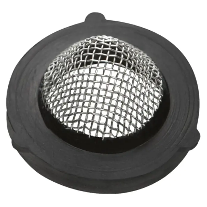 Fiskars Ersatzfilter - 2 Stk. - Schwarze Gummidichtung mit integriertem silbernen Metallsieb.