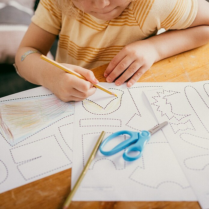 Fiskars Bastelschere Kinderschere & Bastelheft 6+ (2 -tlg.) | BAUHAUS