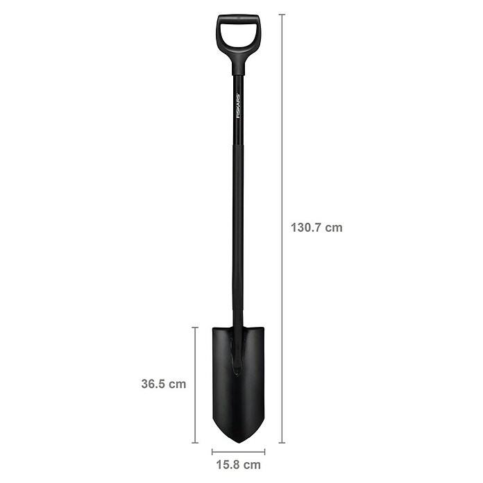 Fiskars Ergonomic Gärtnerspaten Pro (Arbeitsbreite: 15,8 cm, Länge: 1 307 mm) | BAUHAUS
