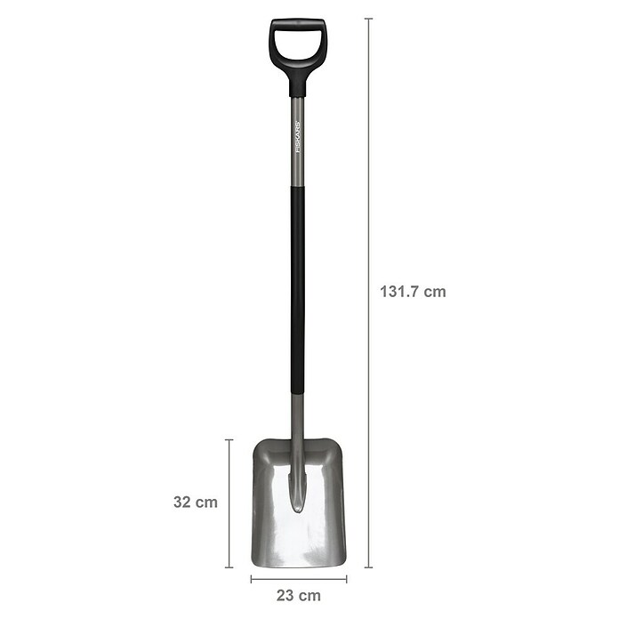 Fiskars Ergonomic Schaufel (Breite: 230 mm, D-Griff) | BAUHAUS