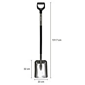 Fiskars Ergonomic Schaufel (Breite: 230 mm, D-Griff) | BAUHAUS