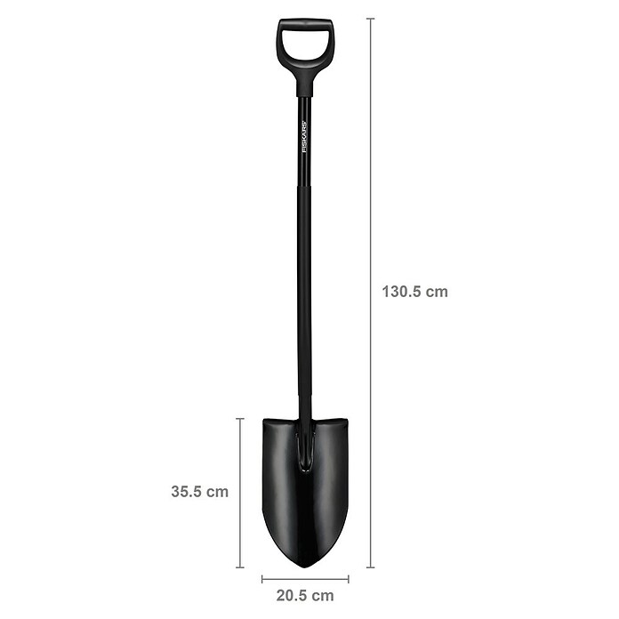 Fiskars Ergonomic Gärtnerspaten Pro (Arbeitsbreite: 20,5 cm, Länge: 1 305 mm) | BAUHAUS