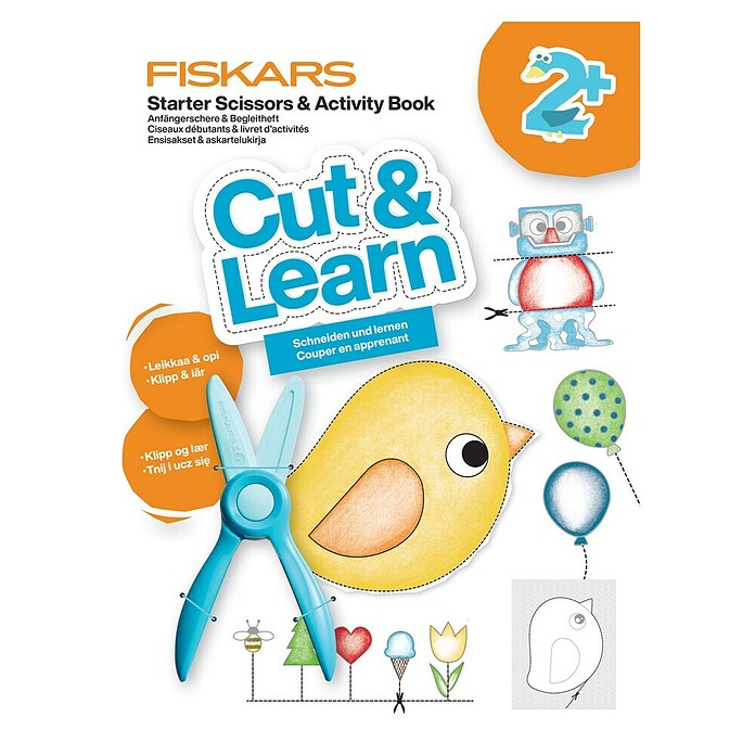 Fiskars Bastel-Set Anfängerschere & Bastelheft (2 -tlg.) | BAUHAUS