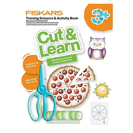 Fiskars  Bastel-Set Kinderschere & Bastelheft