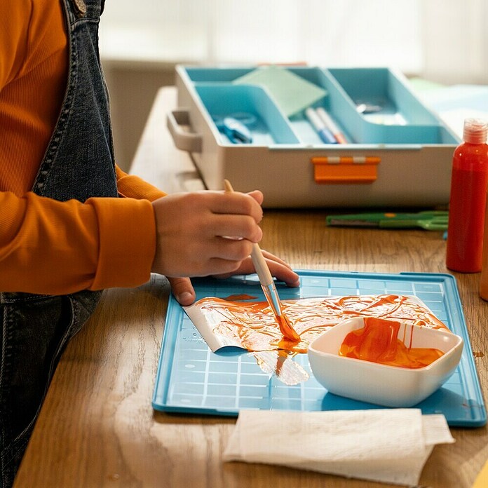 Fiskars Werkzeugkoffer Bastelbox Kids (L x B x H: 386 x 77 x 252 mm, Kunststoff) | BAUHAUS