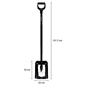 Fiskars Ergonomic Erdschaufel Pro (Material Gerätekopf: Stahl, Länge: 1 317 mm) | BAUHAUS