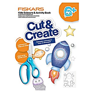 Fiskars Bastelschere Kinderschere & Bastelheft 6+ (2 -tlg.)
