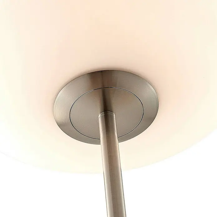 Lindby Stehleuchte Sonika - Höhe: 175 cm, alu / grau / zink, E27