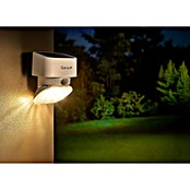Garza Aplique solar LED para exterior (L x An x Al: 107 x 107 x 150 mm, Blanco, 2.000 lm, 3.000 K - 4.000 K, IP44) | BAUHAUS