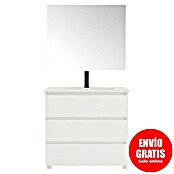 Conjunto de mueble de baño Inter (Ancho: 80 cm, Blanco, 3 pzs.) | BAUHAUS