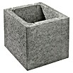 Seesteiner Schalungsstein (L x B x H: 250 x 250 x 250 mm, Beton, Grau) | BAUHAUS