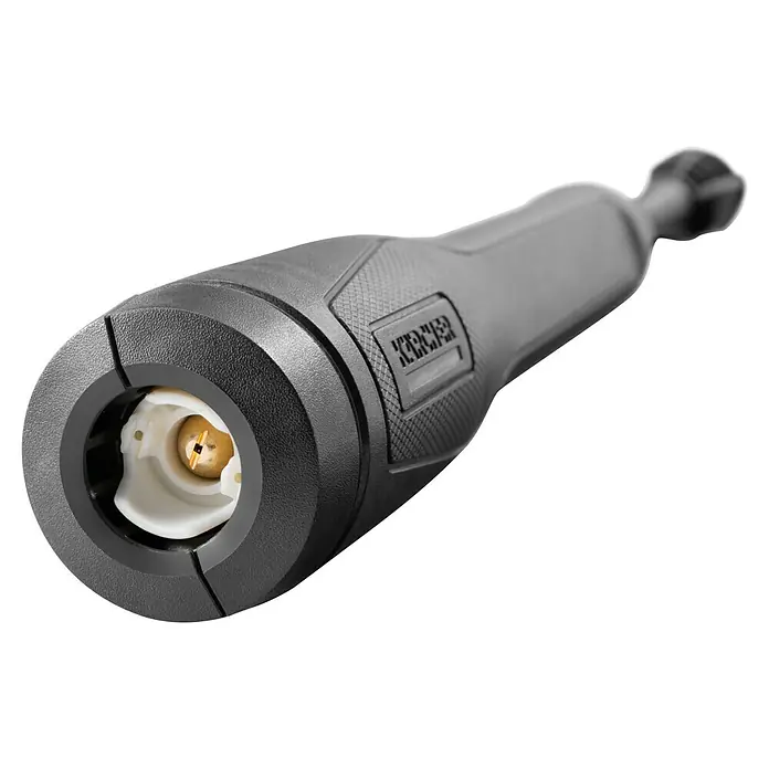 Kärcher Strahlrohr VP 180 Vario Power - Passend für: Kärcher Hochdruckreiniger K 7 - Schwarze Kärcher Hochdruckreiniger-Lanze mit strukturierter Grifffläche und Messingdüse.