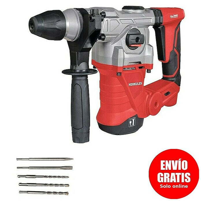 Herkules Martillo perforador DH1300PLUS (1.250 W, 5 J, Alojamiento SDS-Plus) | BAUHAUS