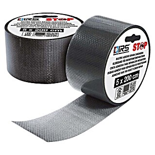 Cinta para mosquitera (200 cm, Pegado, Gris)