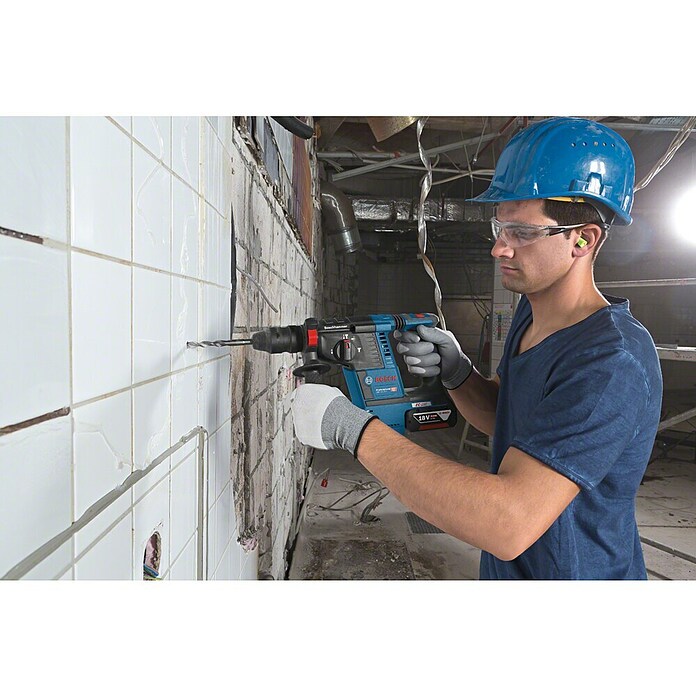Bosch Professional AMPShare 18V Martillo combinado de batería GBH 18V-26 F (18 V, Sin batería, 2,6 J) | BAUHAUS