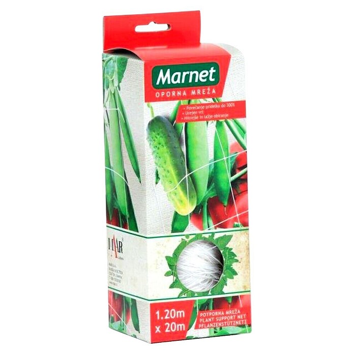 Zaščitna mreža za kumare Marnet  (Bela, Do x Š: 1,2 x 20 m) | 7481 - Folien / Netze / Winterschutz | IAGG - Gartenartikel | IAG - Außenbereichsausstattung | IA - Gartenhartware | I - Stadtgarten | BAUHAUS