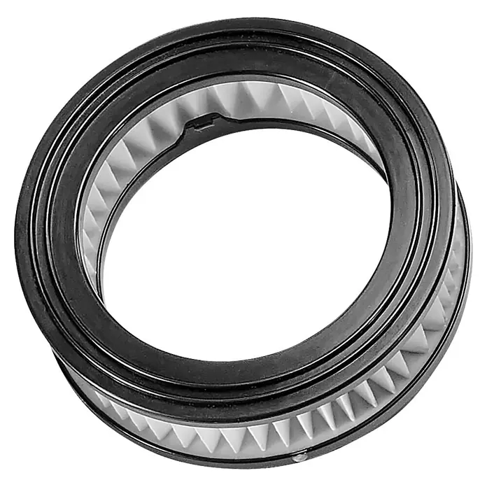 Einhell Filter - Passend für: Einhell Akku-Stielstaubsauger TE-SV 18/270 Li BL-Solo und TE-SV 18/270 Li BL-C Solo - Runder schwarzer Luftfilter mit weißem Faltenfiltermedium.