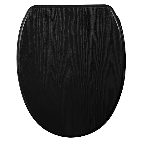 SANILO  WC-Sitz Black Wood mit Schnellverschluss