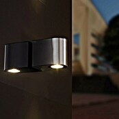 Lutec Aplique exterior LED Gemini (6 luces, 9 W, Blanco neutro, IP54 (unidad exterior))