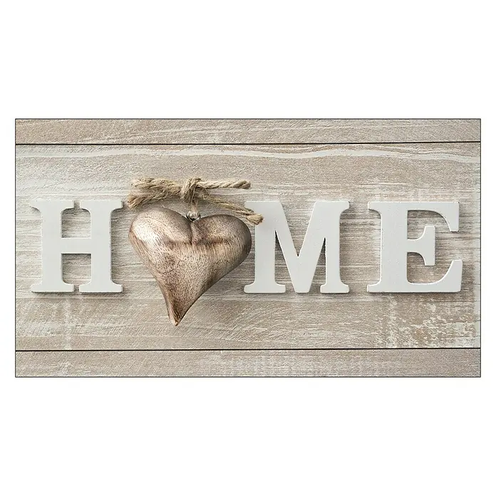 ProArt Type Hype Decopanel - Home, B x H: 30 x 15 cm - Das dekorative Holzschild "Home" mit einem liebevoll gestalteten Herz ist eine warme und einladende Dekoration für jedes Zuhause.