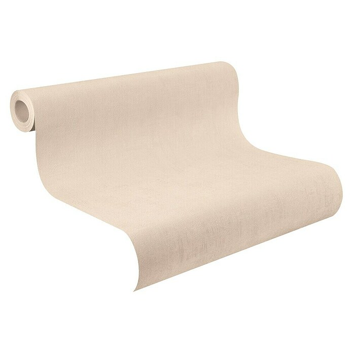 Rasch Vliestapete (Beige, Lebendige Struktur, Uni, 10,05 x 0,53 m)