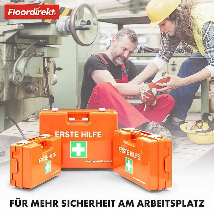 Floordirekt Erste-Hilfe-Box Mittel - DIN 13169 - Kunststoff