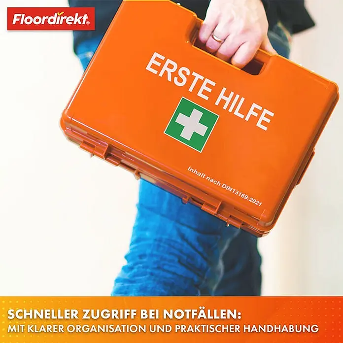 Floordirekt Erste-Hilfe-Box Mittel - DIN 13169 - Kunststoff