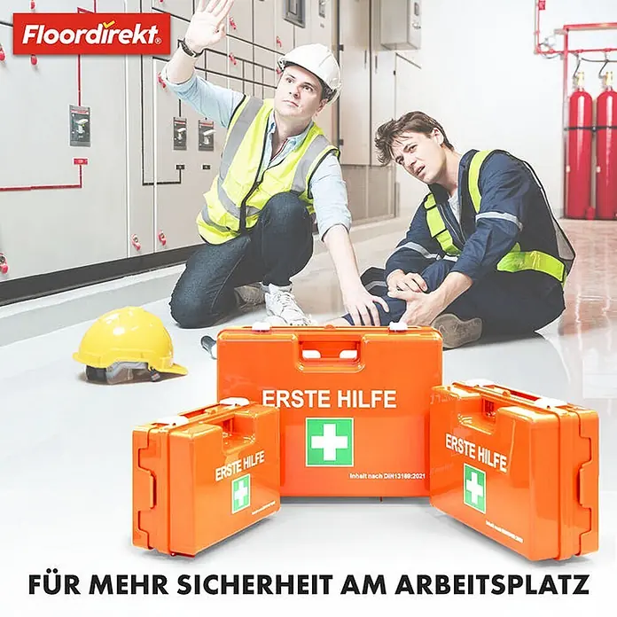 Floordirekt Erste-Hilfe-Box Mittel - DIN 13169 - Kunststoff
