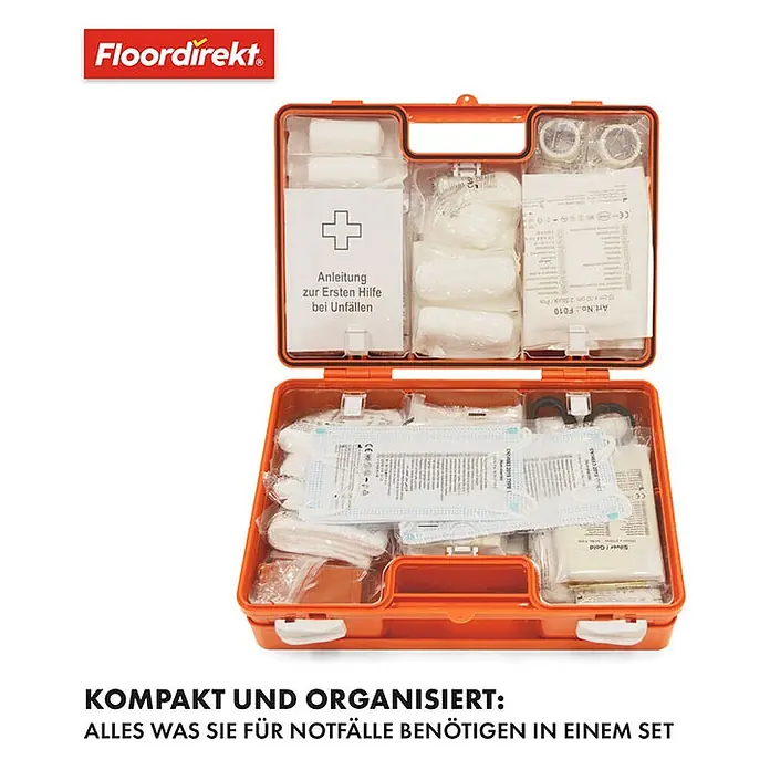 Floordirekt Erste-Hilfe-Box Mittel - DIN 13169 - Kunststoff