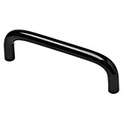 Möbelgriff (Lochabstand: 96 mm, Länge: 105 mm, Aluminiumdruckguss, Schwarz)
