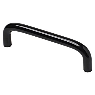 Möbelgriff (Typ Möbelgriff: Bügel, Aluminium, Lackiert, Schwarz)