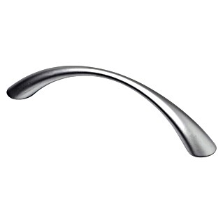 Rei Tirador para muebles (Distancia entre orificios: 128 mm, Cromo, Mate, 4 ud.)