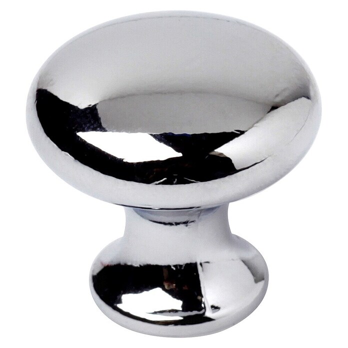 Rei Pomo para muebles 760 (Diámetro: 25 mm, Cromo, 4 ud.) | BAUHAUS