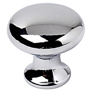 Rei Pomo para muebles 760 (Diámetro: 25 mm, Cromo, 4 ud.)