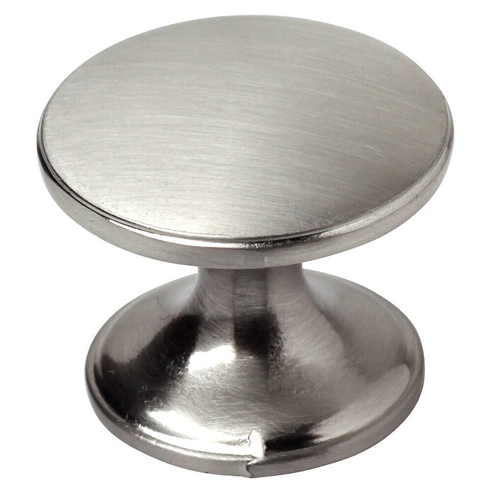 Rei Pomo para muebles (Diámetro: 33 mm, Níquel, Satinado, 4 ud.) | BAUHAUS