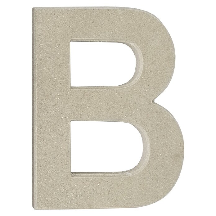 Kućni broj B  (Visina: 135 mm, Boja: Bež) | BAUHAUS