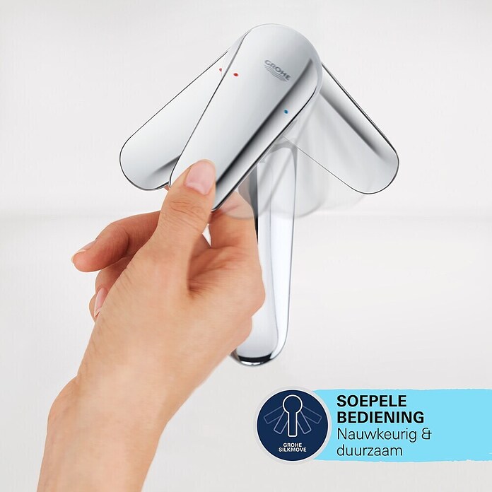 Grohe Start Wastafelkraan M-Size (Zwart, Mat) | BAUHAUS