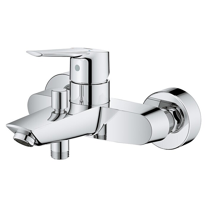 Grohe QuickFix Badewannenarmatur Start (Ausladung Armatur: 188 mm, Chrom, Glänzend) | BAUHAUS