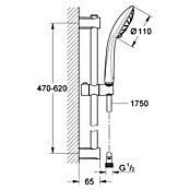 Grohe Vitalio Joy Brause-Set (Lochabstand: 47 cm - 62 cm) | BAUHAUS