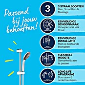 Grohe Vitalio Joy Doucheset 110 Massage (Gatafstand: 47 cm - 62 cm, Chroom) | BAUHAUS